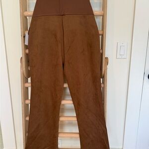 Hatch Chocolate Brown Flare Pants